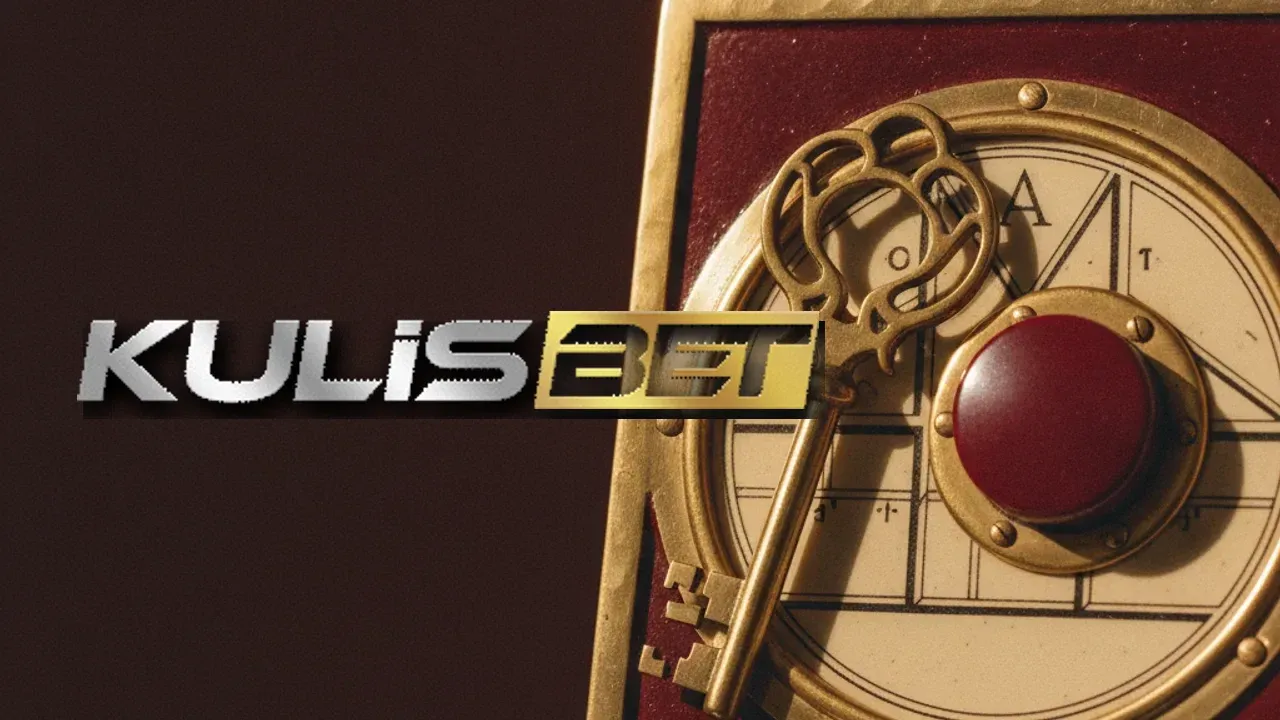 Kulisbet wordmark beside an ornate brass key on a cream plate